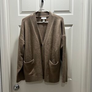 ASOS Monki Cozy Taupe Cardigan